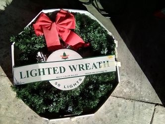 Lighted Wreath, 50 lites