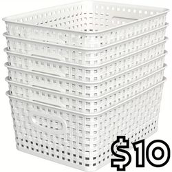 [NEW] 6 Pack Small Storage Baskets