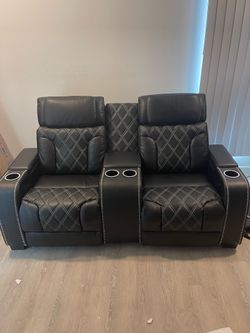 73" Wide Top Leather Power Reclining Loveseat... By Brayden Studio Upholstery Color: Black