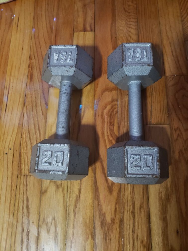 20 pound dumbbells