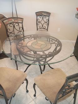Dinning table and chairs