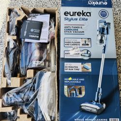 NEW!! Eureka Stylus Elite Cordless Stick Vacuum