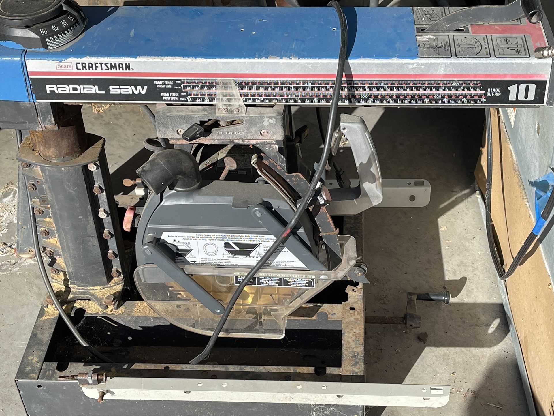 10” Radial Saw & Table Saw