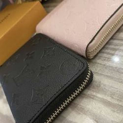 Pink and /or Black Mini LV Wallet 