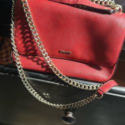 DKNY Women's Sina Shoulder Bag Flap In Bright Red 
