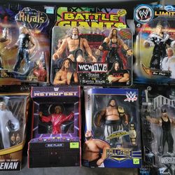 Wrestling figures wwe wcw