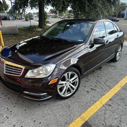 Mercedes Benz C(contact info removed) Dark Red 