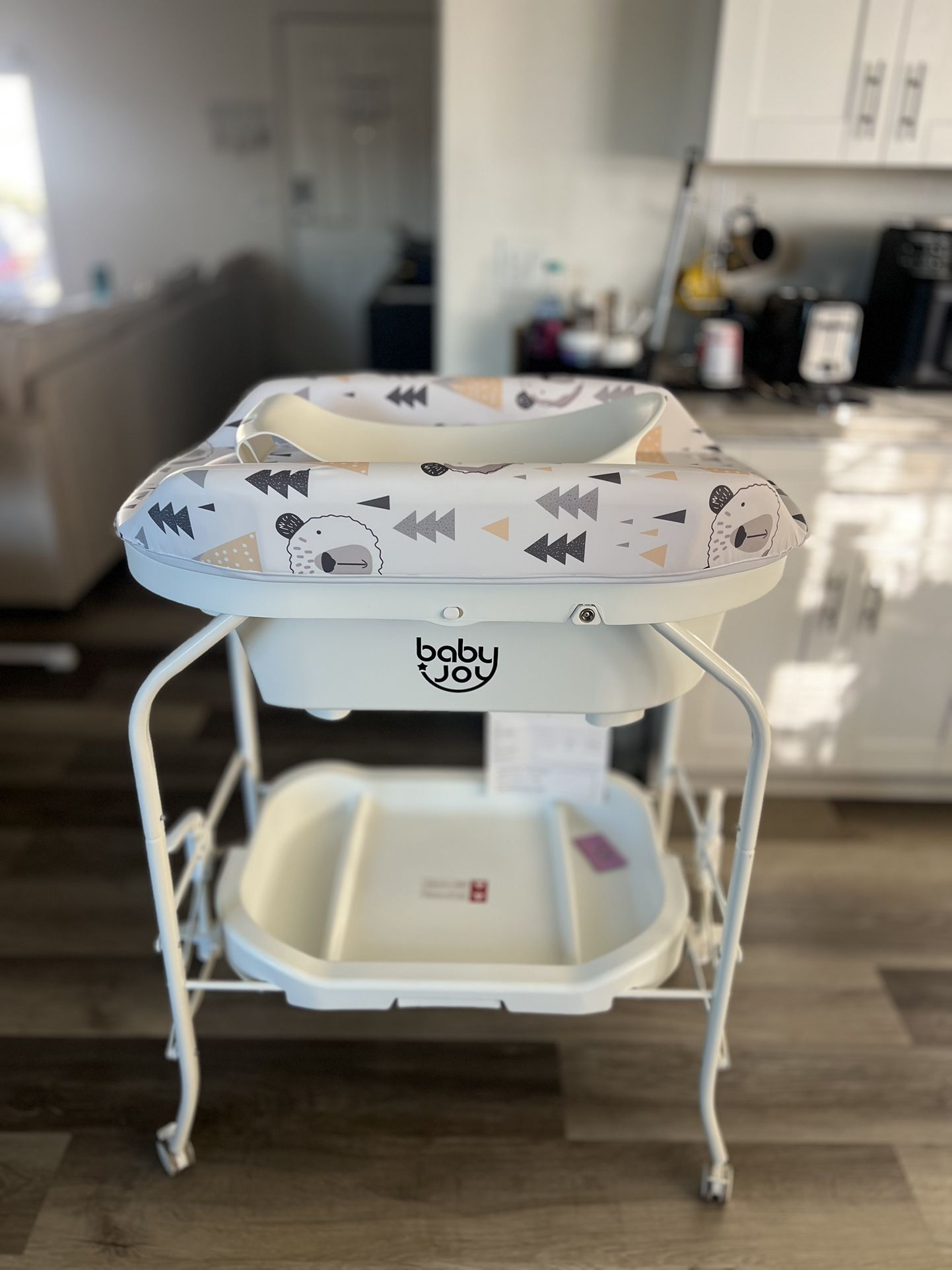 Baby Joy 2 In 1 Baby Bathtub And Changing Table