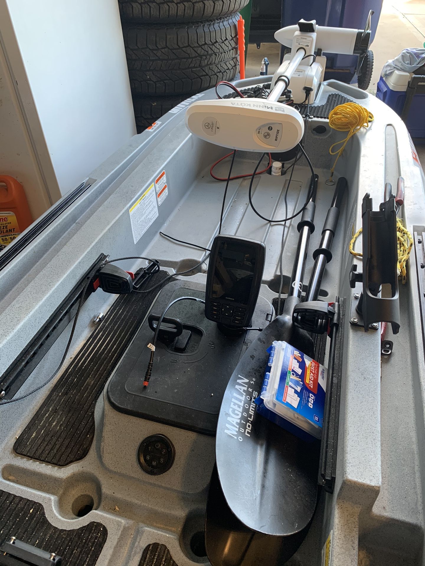 Ascend 12t kayak and Ascend 133x tournament kayak 2 months old with i