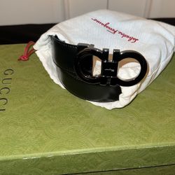 Ferragamo Double-Gancio Belt