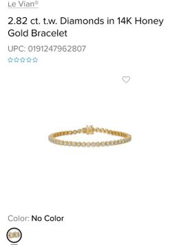 Levian Nude Diamond Tennis Bracelet 