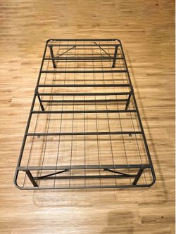 Steel twin bed frame