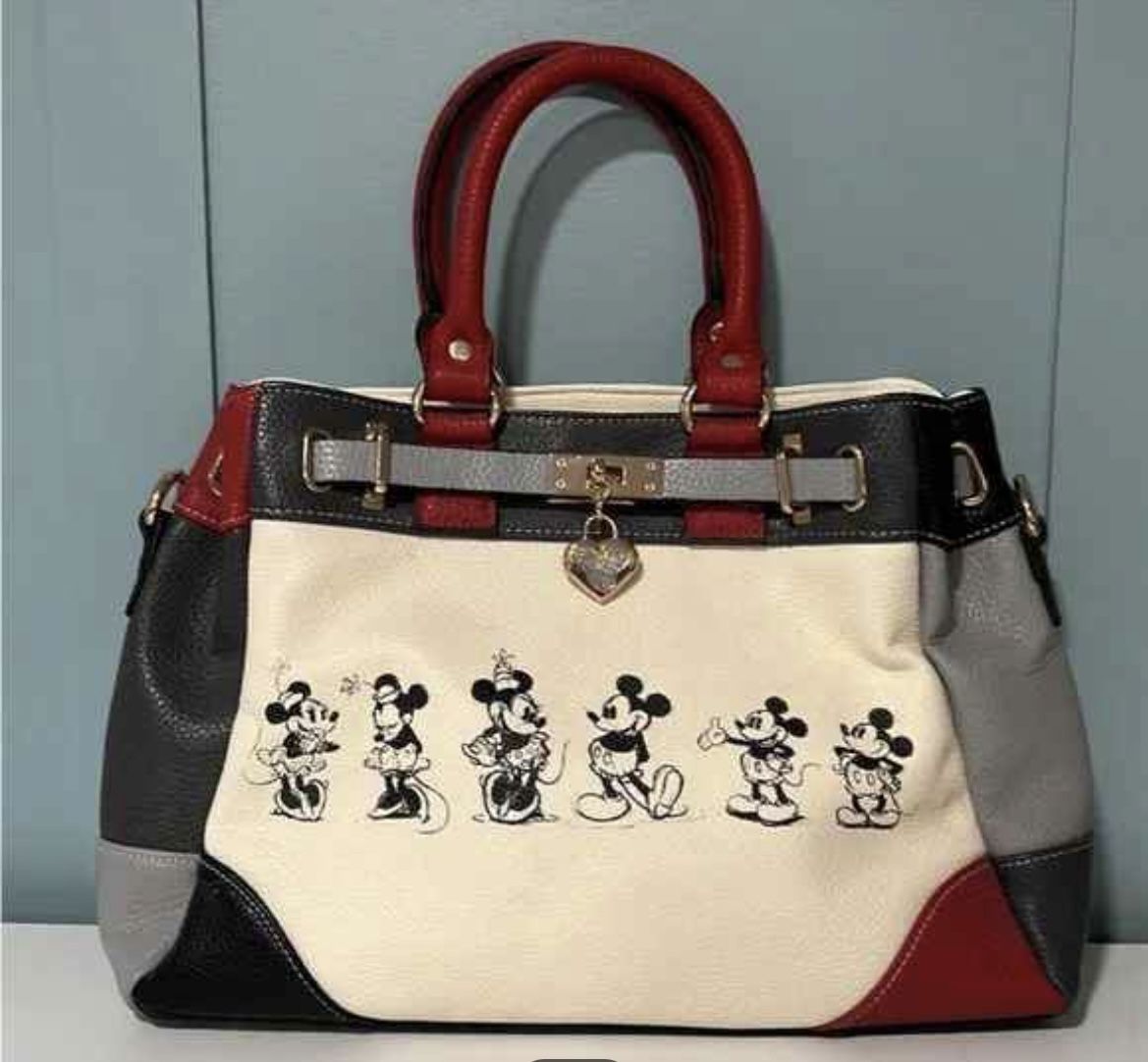 *** $80 -Brand new *** Mickey and Minnie Love Story Handbag. I