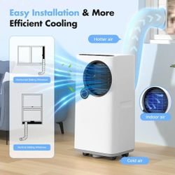 *Save* Portable Air Conditioner, 16000 BTU 6-in-1 Cooling, Dehumidifier & Fan Retail Price $430+tax