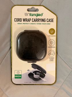New Untangled Cord Wrap Carrying Case