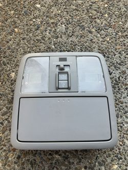 TOYOTA RAV4 OVERHEAD CONSOLE STORAGE GRAY OEM 2006-2012.