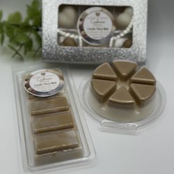 Cashmere Bliss Scented Snap Bar, Clamshell,  Or Hearts Candle Wax Melts