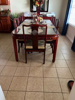 8 chairs dinning set