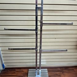 2 Way Clothing Rack With 4 Additional Add-on Straight Arms 