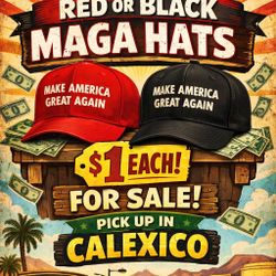 MAGA Hats For 1 Dollar Each 