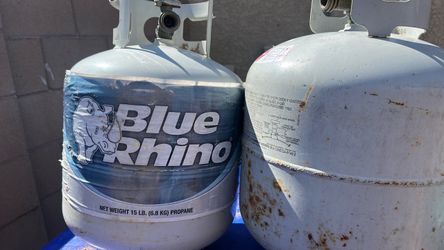 Empty propane tanks