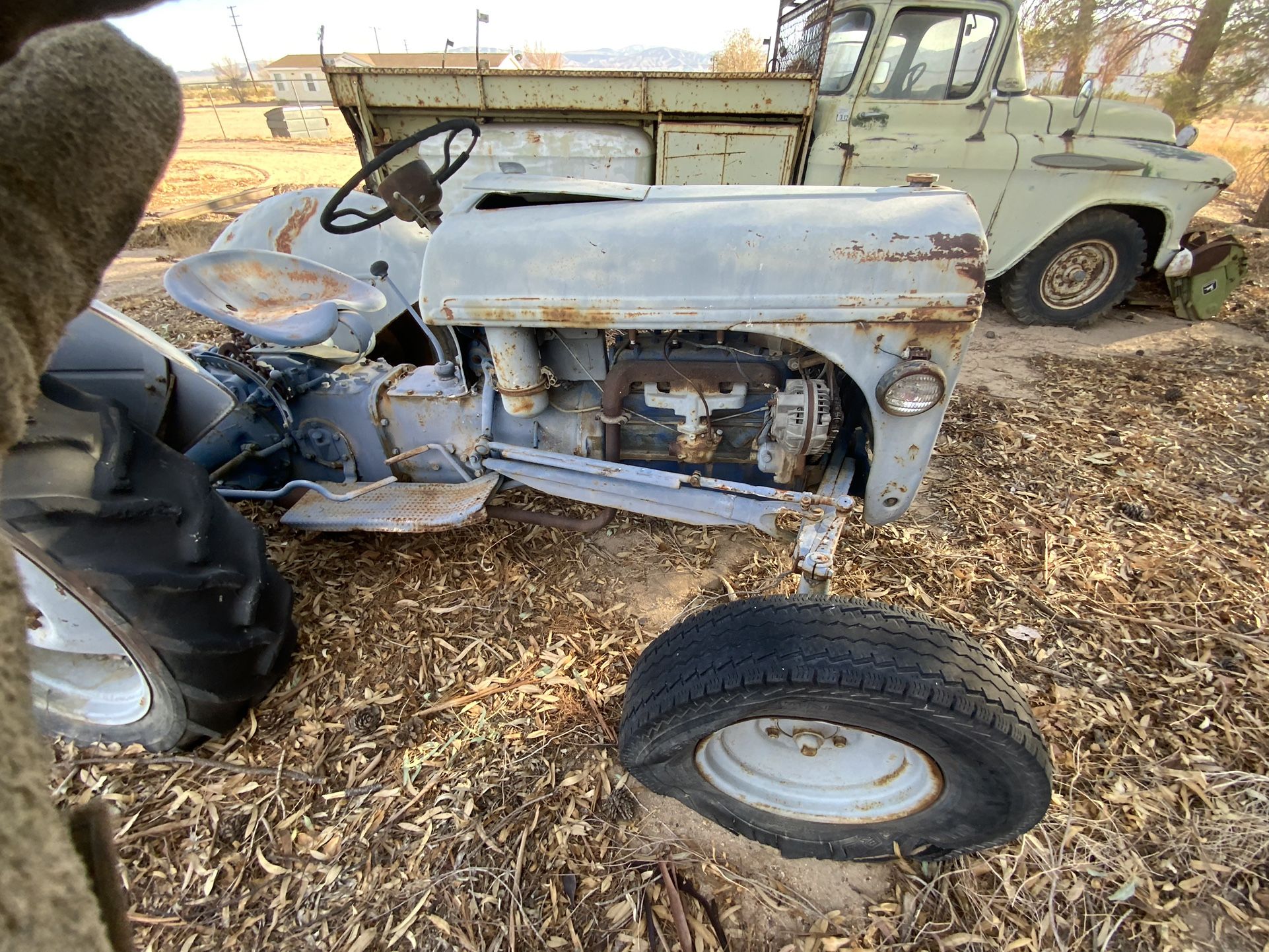 Ford Tractor Lawn Ornament