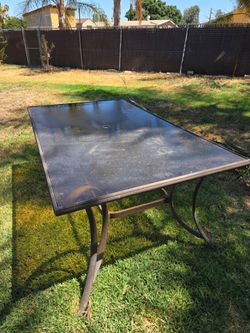 Glass table