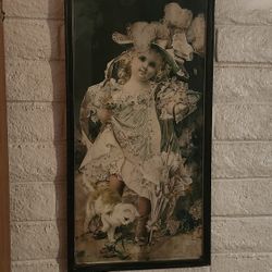 Adorable 1897 "Good Morning" Woolson Spice Co. Picture