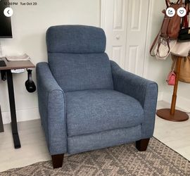 Stonecrest Indigo Dual Power Recliner