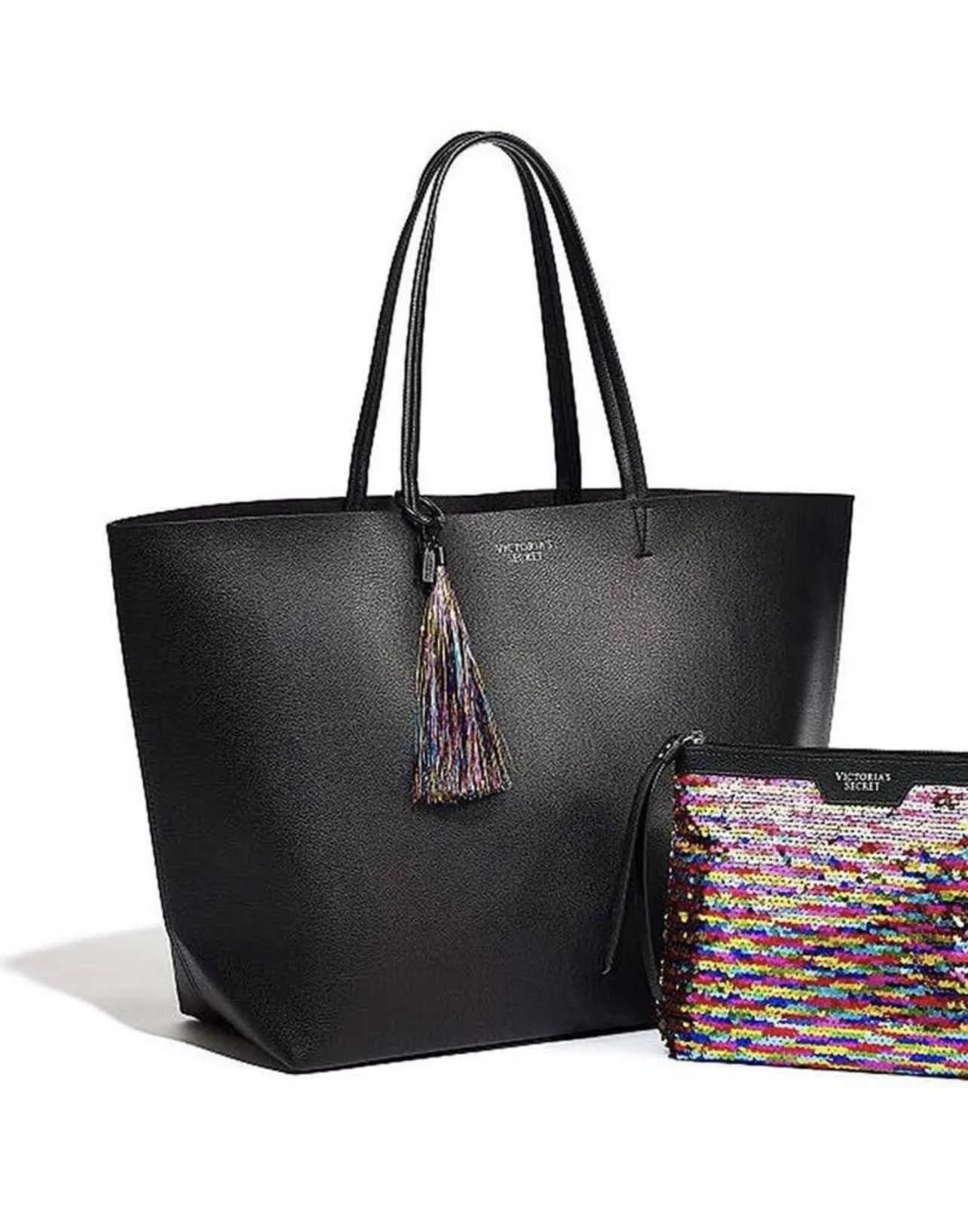 Victorias Secret Tote Bag And Cosmetics Bag