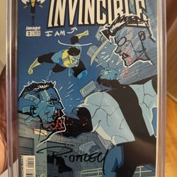 Invincible #2 Signed And Remarks By Ryan Ottley Image Marvel DC Comics Spider-Man Batman MCU DCU Spawn X-Men Superman CGC Joker