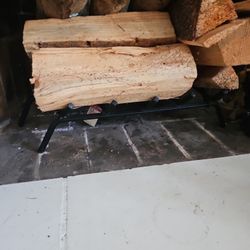 Unused Metal Fireplace Crate 