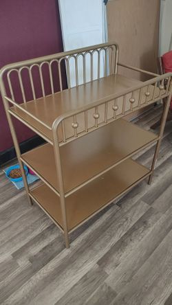 Gold Changing Table
