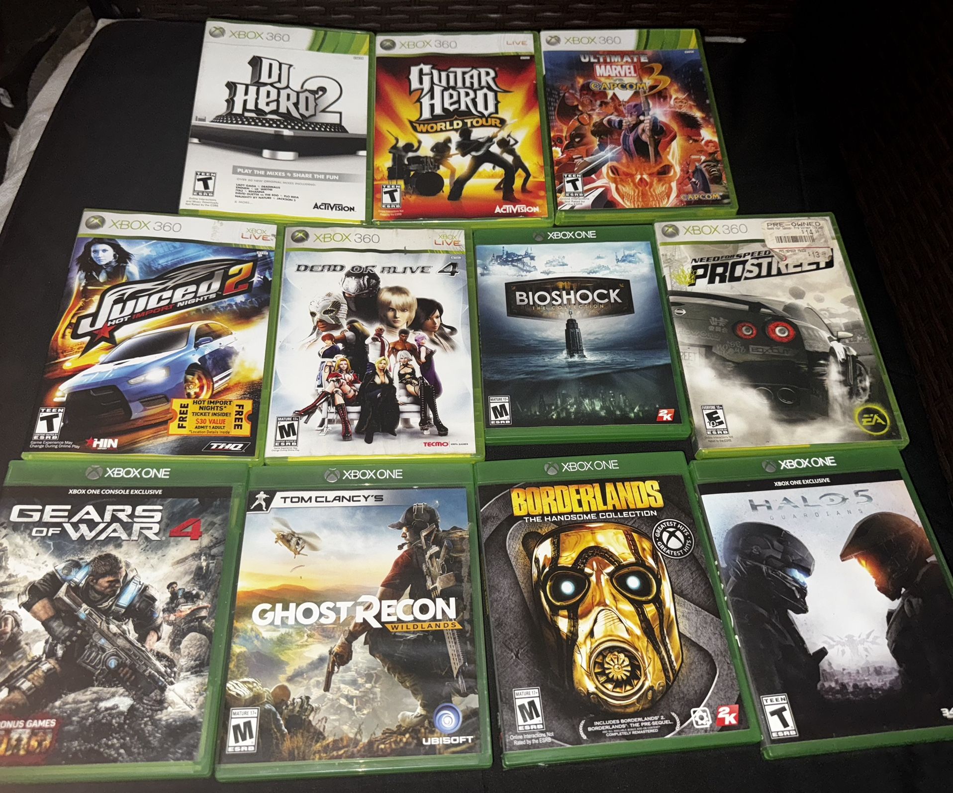 Xbox one/ Xbox 360 Games