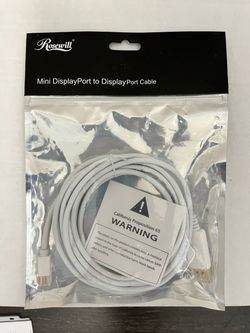 15-Foot - Mini Display Port To Display Port Cable - (New)