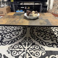 Stone table and end console table