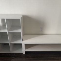 TV Stand And Cube Organizer 