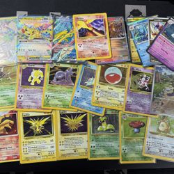 Pokemon Cards For Sale. Vintage, New 