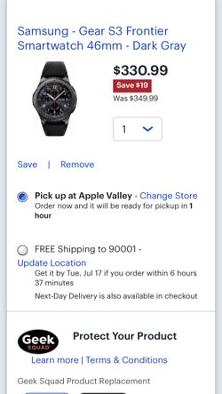 Samsung gear s3 clearance frontier costco price
