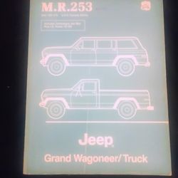 1984 O.E.M. Jeep Grand Wagoneer J10/J20 SJ Shop Manual M.R. 253
