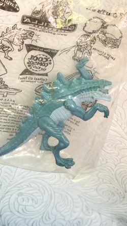 RARE VHTF Godzilla the Series 2000 Hardee's Carl's Jr Hot Head Figure Light Up