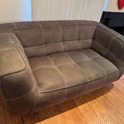 Two Modern Gray Couches - Like New $600 For Both