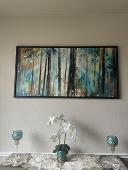 Blue Art Canvas 
