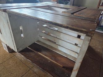 Solid wood coffee table