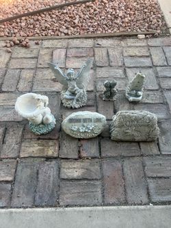 6 garden outdoor patio statues decorations and fun figurines