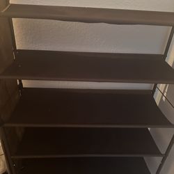 5 Tier Free Standing Shoe Rack
