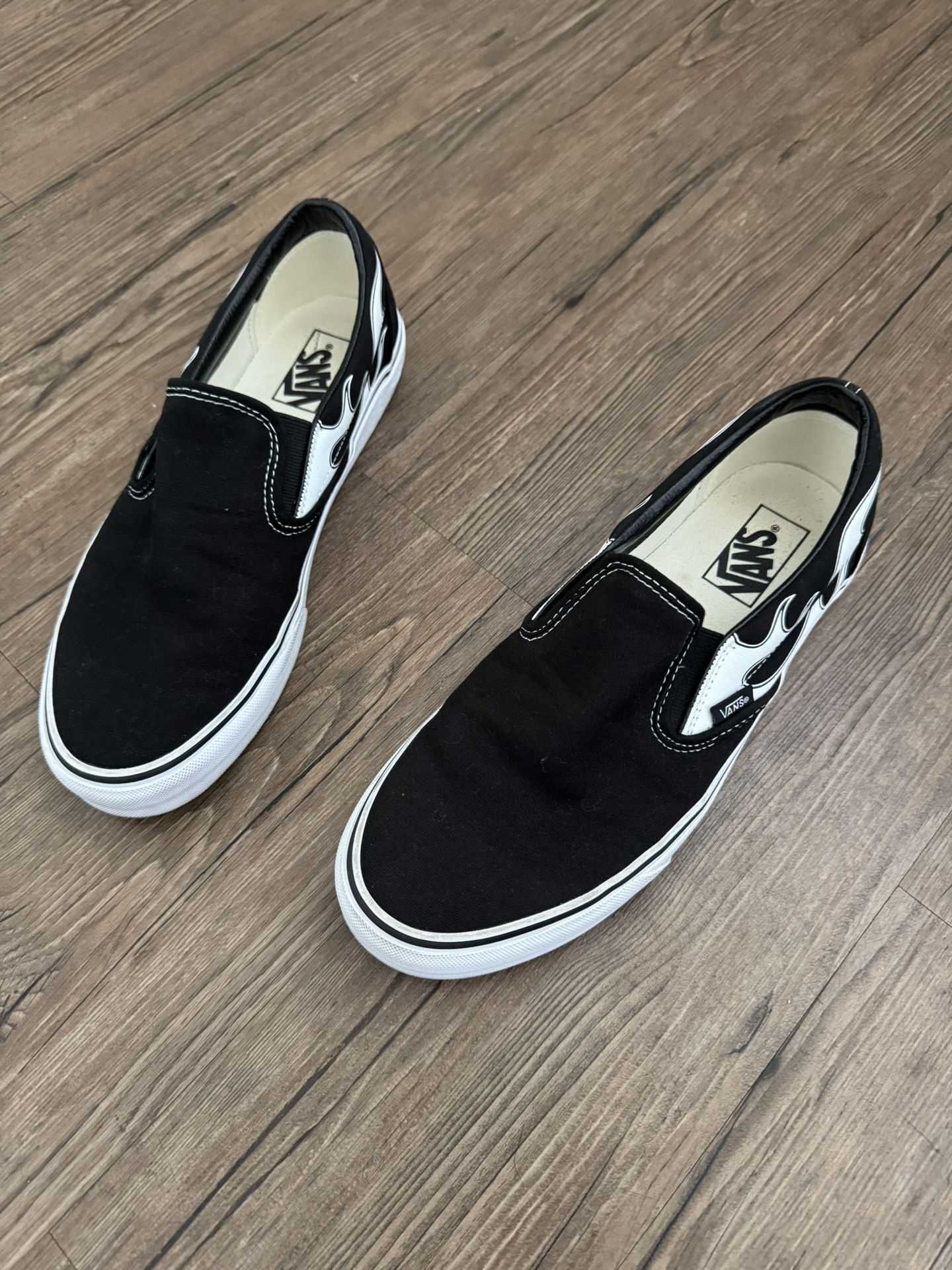 Vans Slip On Flame Men Size 10