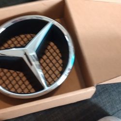 Front Grille Led Emblem Light Fit For Mercedes Benz Illuminated Logo Start Badge 