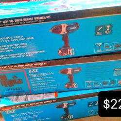 MAKITA 18V LXT 1/2" SQ DRIVE IMPACT WRENCH KIT 