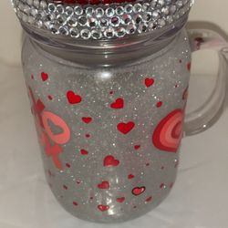 Xoxo Rhinestones 20oz SnowGlobe Mug